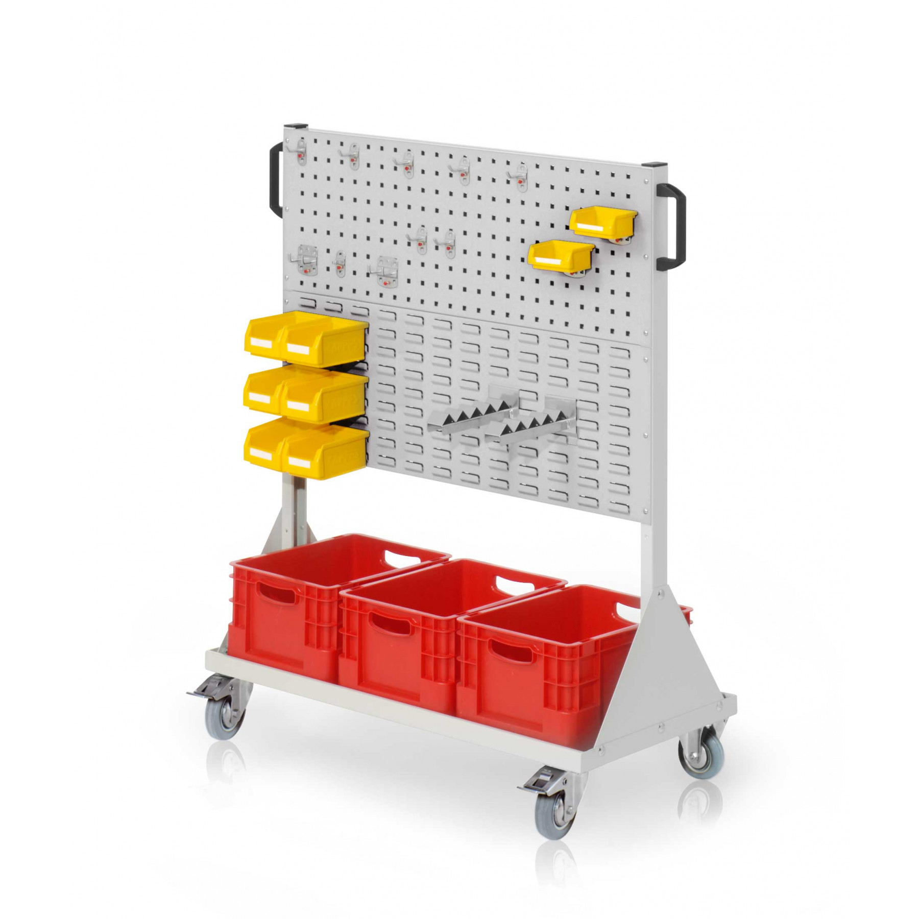 RasterMobil® gereedschap- en materiaalwagen inclusief accessoireset