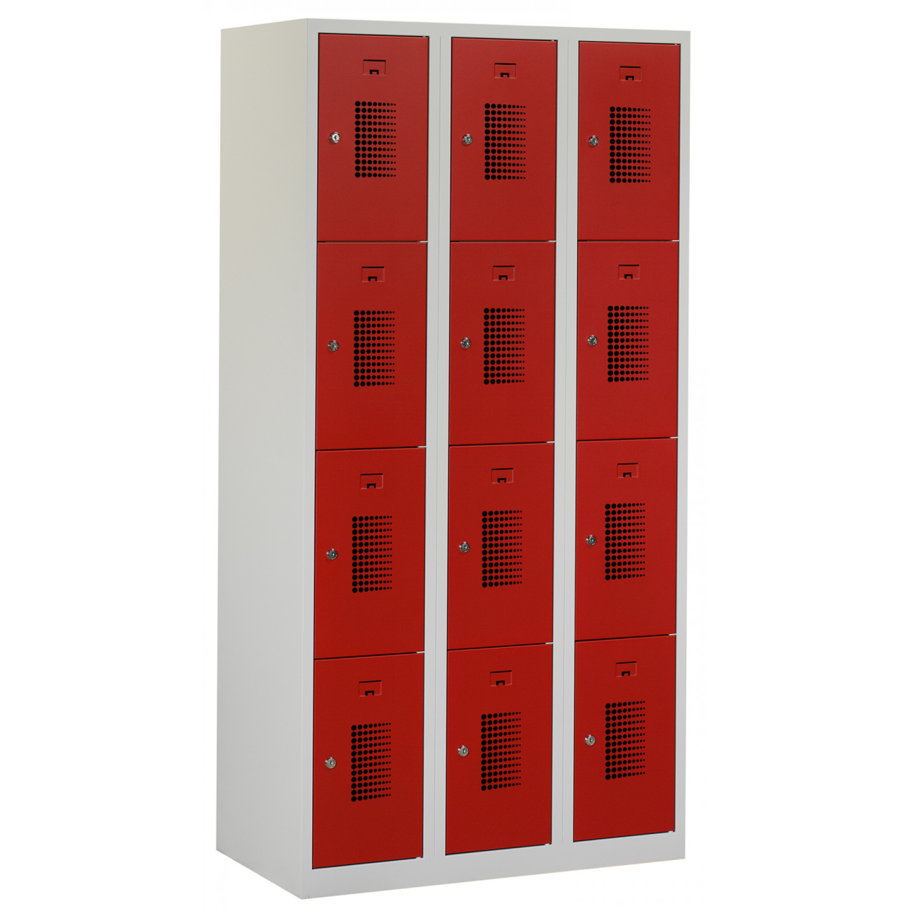 Tretal locker, type NH, 3-delig, 12 deuren