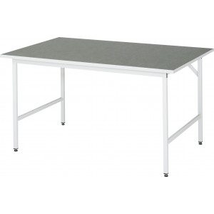 Werktafel met werkblad met linoleum toplaag, serie Jerry 1000 mm