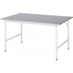 Werktafel met werkblad met staalverzinkte toplaag, serie Jerry 1000 mm