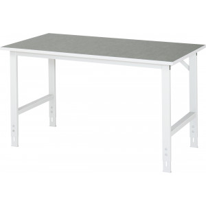 Werktafel met werkblad met linoleum toplaag, serie Tom 800 mm