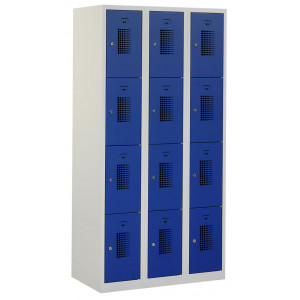 Tretal locker, type NH, 3-delig, 12 deuren